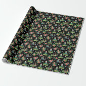 Weihnachtsgolf Sommer Santa Wasserfarbenmuster  Geschenkpapier (Ungerollt)
