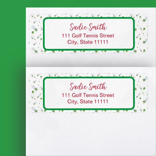 Weihnachtsgolfklubs und Tennisplätze