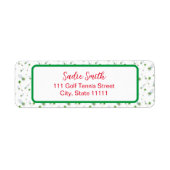 Weihnachtsgolfklubs und Tennisplätze (Vorne)