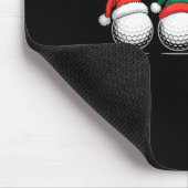 Weihnachtsgolfspieler, X-mas Mousepad (Ecke)