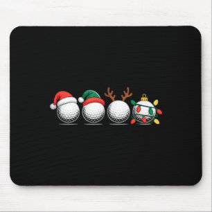 Weihnachtsgolfspieler, X-mas  Mousepad