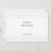 Weihnachtsgome in Liebe Wasserfarbe Handgemalt Einladung (Rückseite)