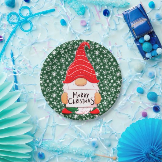 Weihnachtsgondel Pappteller (Party)