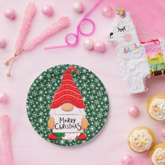 Weihnachtsgondel Pappteller (Party)