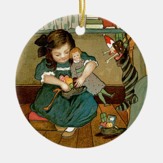 Weihnachtsgoodies Keramikornament (Vorne)