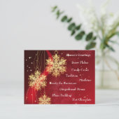 Weihnachtsgoodies Postkarten (Stehend Vorderseite)