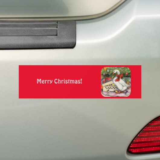 Weihnachtsgoose Autoaufkleber (Auf Auto)