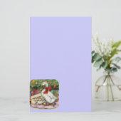 Weihnachtsgoose Briefpapier (Stehend Vorderseite)