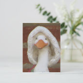 Weihnachtsgoose Feiertagspostkarte (Stehend Vorderseite)