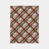 Weihnachtsgoose Fleecedecke (Vorderseite)