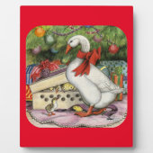 Weihnachtsgoose Fotoplatte (Vorderseite)