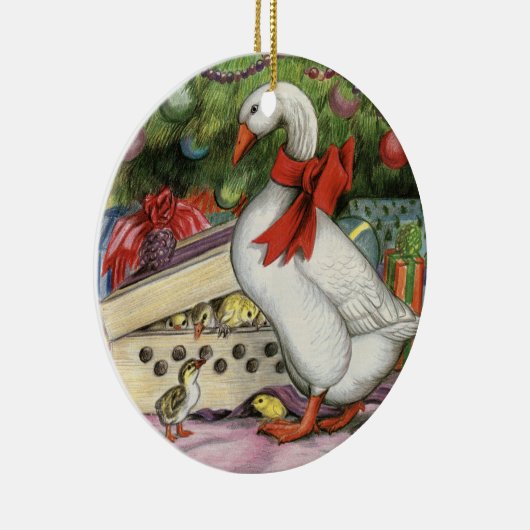 Weihnachtsgoose Keramikornament (Rechts)