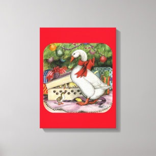 Weihnachtsgoose Leinwanddruck