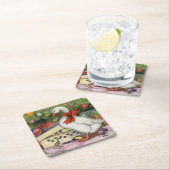 Weihnachtsgoose Rechteckiger Pappuntersetzer (Vor Ort)