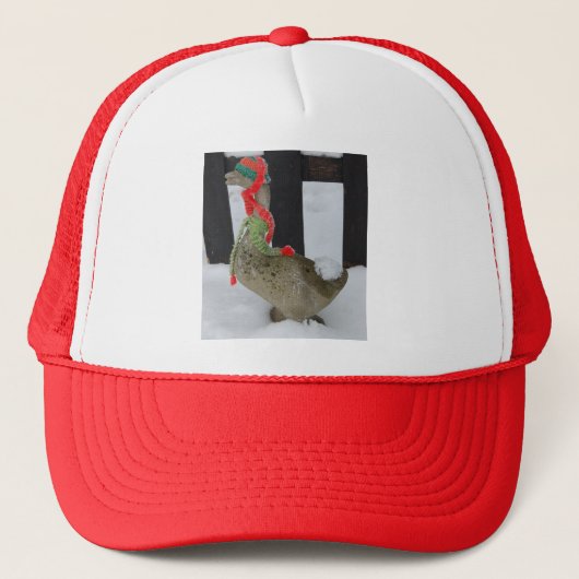 Weihnachtsgoose Truckerkappe (Vorderseite)