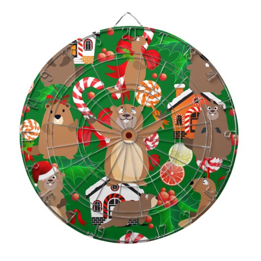 Weihnachtsgopher Dartscheibe (vorne)