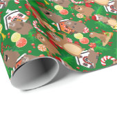 Weihnachtsgopher Geschenkpapier (Rolleneckpunkt)