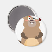 Weihnachtsgopher Magnet (Vorderseite/Rückseite)