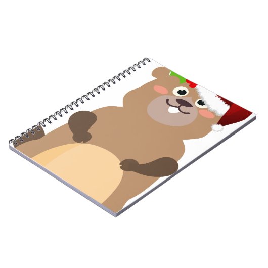 Weihnachtsgopher Notizblock (Linke Seite)