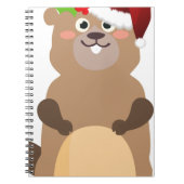 Weihnachtsgopher Notizblock (Vorderseite)