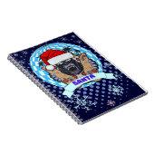 Weihnachtsgorilla Notizblock (Rechte Seite)