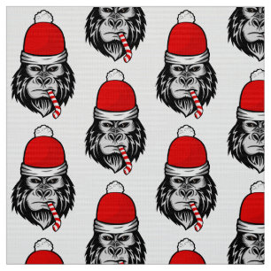 Weihnachtsgorilla Stoff