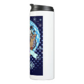 Weihnachtsgorilla Thermosbecher (Nach rechts gedreht)