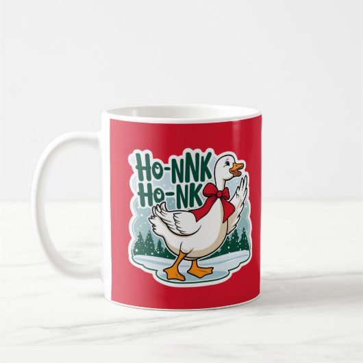 Weihnachtsgose-Tasse Kaffeetasse (Links)