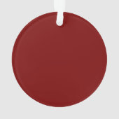 Weihnachtsgoss Weihnachtsmann Alberner Niedlicher Ornament (Rückseite)