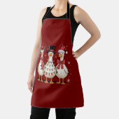 Weihnachtsgoss Weihnachtsmann Alberner Niedlicher  Schürze (InSitu)