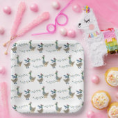 Weihnachtsgossen auf Weiß Pappteller (Party)