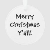 Weihnachtsgotteschmuck Ornament (Rückseite)