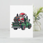 Weihnachtsgottesdienst auf dem Lieferwagen Einladung (Stehend Vorderseite)