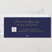 Weihnachtsgottesdienst Feiertagskarte (Rückseite)