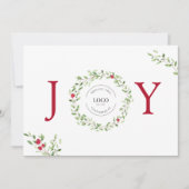 Weihnachtsgottesdienst für Geschäftsleute Feiertagskarte (Vorderseite)