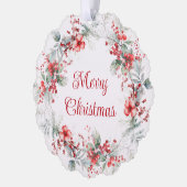 Weihnachtsgottesdienst für Geschäftsleute Ornament Karte (Links)