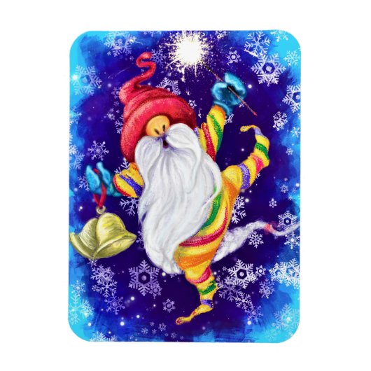 Weihnachtsgottesdienst mit Bells Magnet - Malerei (Vertikal)