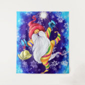 Weihnachtsgottesdienst mit Bells Tapestry Wandteppich (Vorderseite)