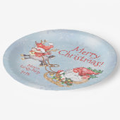 Weihnachtsgottesdienst mit dem Personalisierten Pa Pappteller (Schrägansicht)