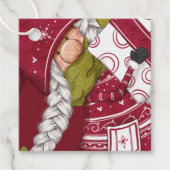 Weihnachtsgottesdienst mit Geschenken Liebesmarken Geschenkanhänger (Vorderseite)