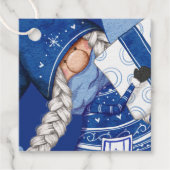 Weihnachtsgottesdienst mit Geschenken Liebesmarken Geschenkanhänger (Vorderseite)