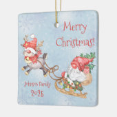 Weihnachtsgottesdienst mit Reindeer-Urlaub Keramikornament (Links)