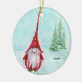 Weihnachtsgottesdienst Personalisierte Keramik Orn Ornament (Links)