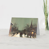 Weihnachtsgottesdienste, eine Weihnachtskarte Feiertagskarte (Vorderseite)