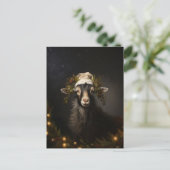 Weihnachtsgotteslicht Postkarte (Stehend Vorderseite)