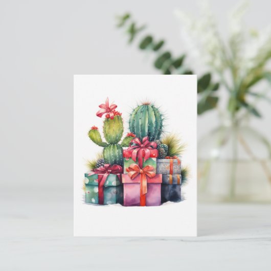 Weihnachtsgotteslicht Postkarte (Stehend Vorderseite)