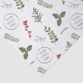 Weihnachtsgotteslogos für Kleinunternehmen Seidenpapier (Detail)