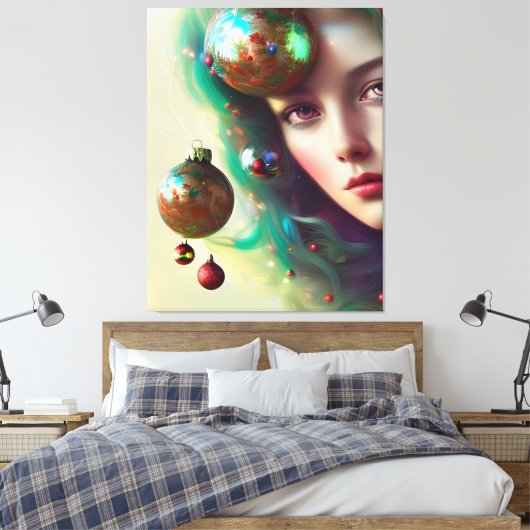 Weihnachtsgöttin Leinwanddruck (Insitu (Schlafzimmer))