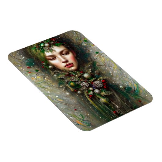 Weihnachtsgöttin Magnet (Rechte Seite)