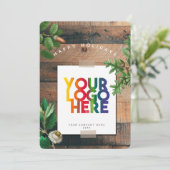 Weihnachtsgottkarte für Vintage Feiertage (Stehend Vorderseite)